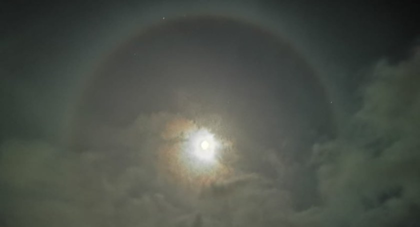 Halo księżycowe zaobserwowane na Kaszubach