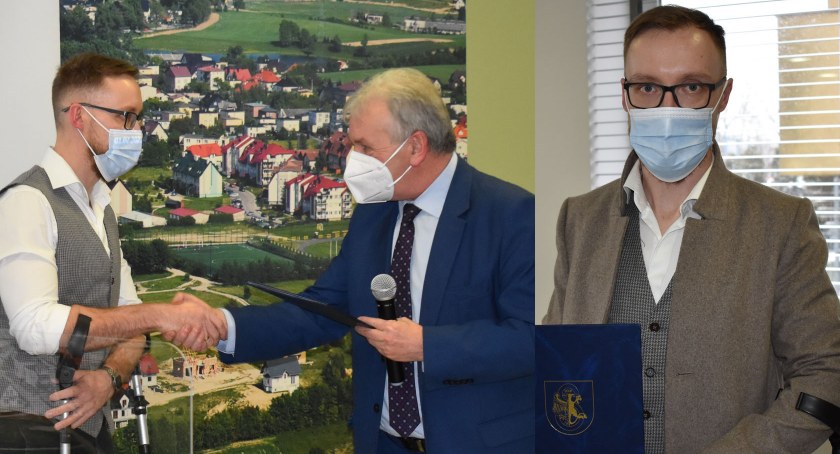 Piotr Walkusz mistrz parakolarski z nagrodą wójta Sierakowic