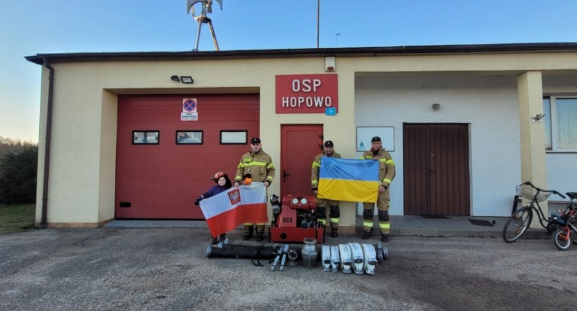 Kartuscy strażacy przekazali sprzęt dla kolegów z Ukrainy