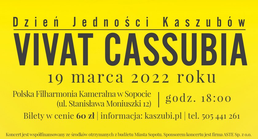 Dzień Jedności Kaszubów 2022 w Sopocie