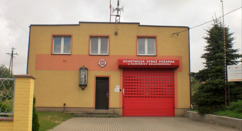 Trwa rozbudowa remizy OSP w Kamienicy Szlacheckiej
