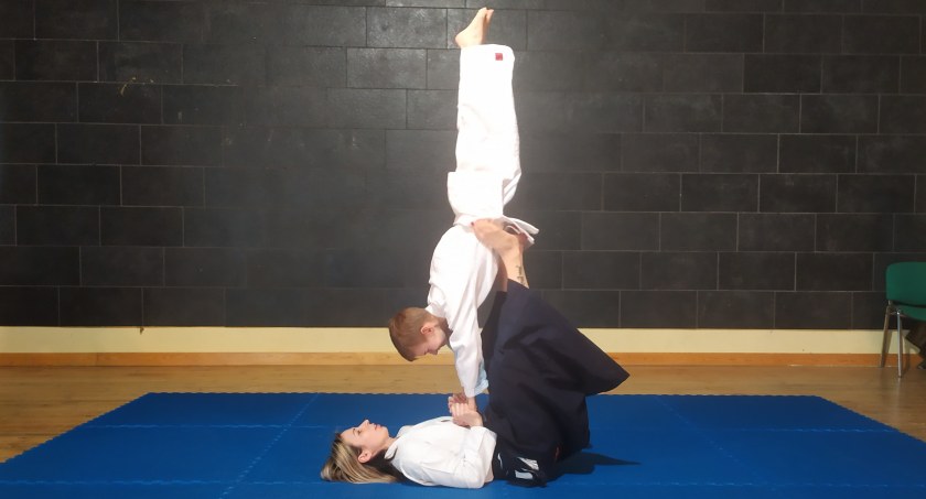 Uchodźczyni z Ukrainy prowadzi zajęcia aikido w Chmielnie