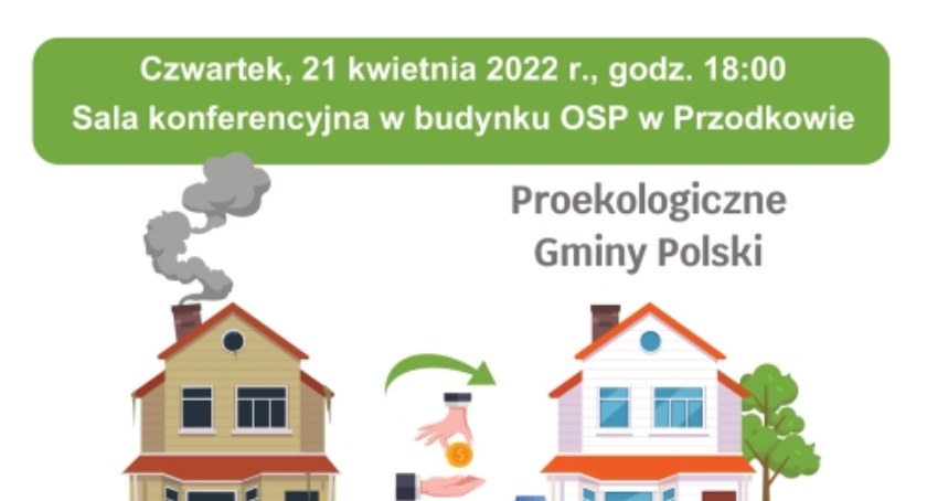 Spotkanie informacyjne ws. form wsparcia w wymianie źródła ciepła w Przodkowie