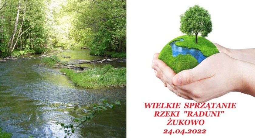 Wielkie sprzątanie Rzeki Raduni w Żukowie