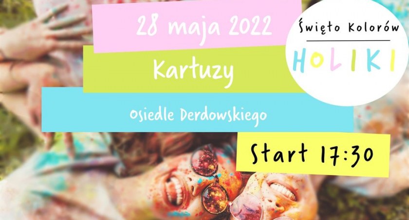 Święto kolorów Holiki w Kartuzach