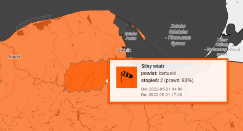 W sobotę burze i silny wiatr - wydano ostrzeżenia II stopnia