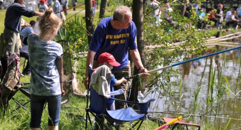 Piknik wędkarski z okazji Dnia Dziecka w Kartuzach