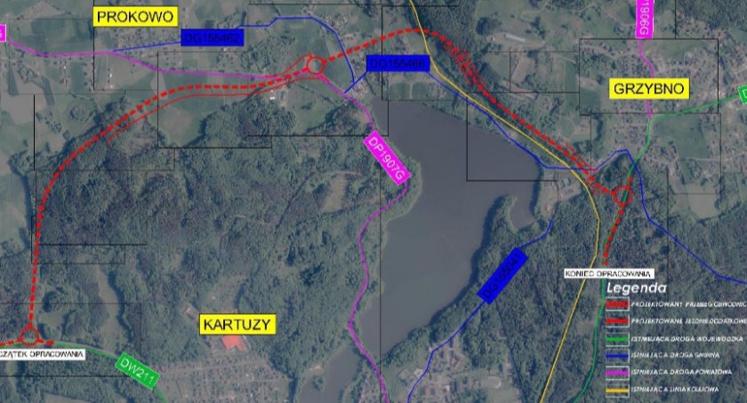 Jest projekt II etapu Obwodnicy Kartuz - niebawem spotkanie z mieszkańcami