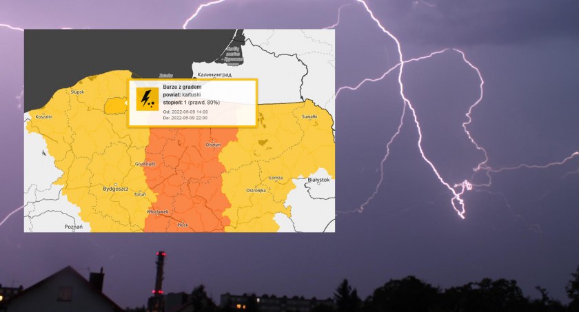 Będą burze i ulewy - wydano ostrzeżenia 