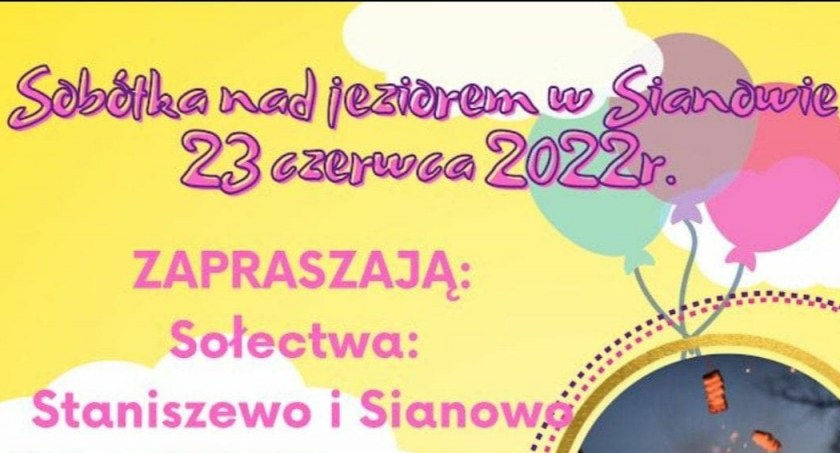 Sobótka nad jeziorem w Sianowie