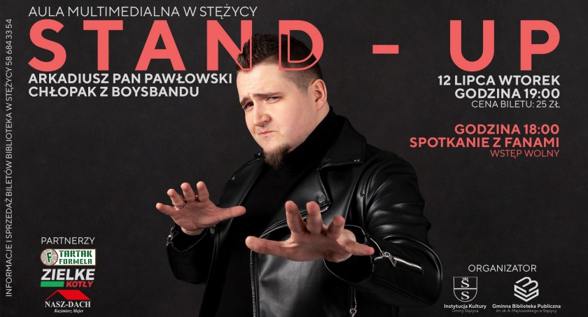 Stand-Up w Auli Multimedialnej w Stężycy 