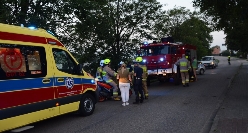 Borzestowo-Miechucino. 48-latek przewrócił się na skuterze - był kompletnie pijany