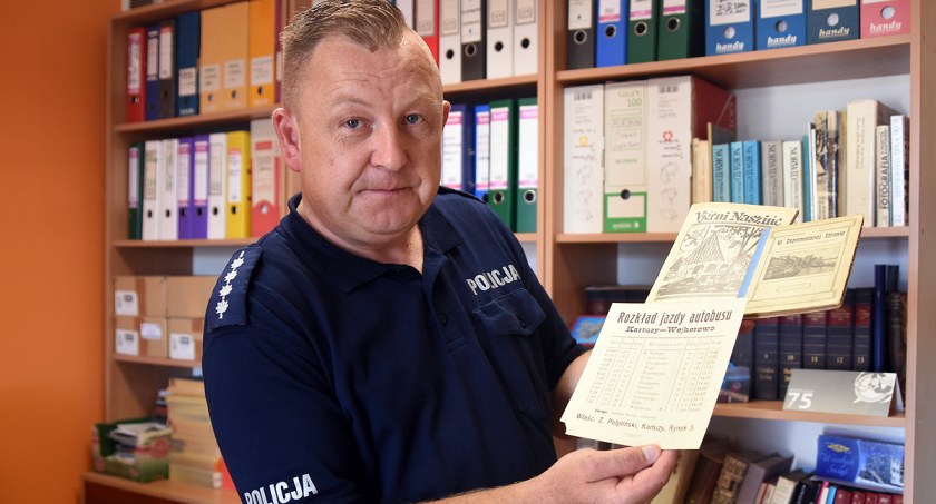 Asp. sztab. Artur Socha - policjant z pasją do historii