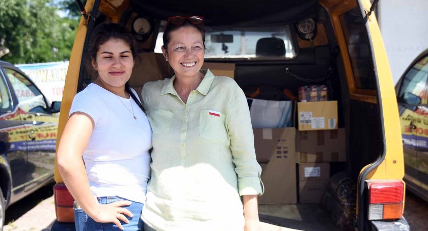 Alicja Steinka i Katia Makhovska ruszyły z transportem humanitarnym do Ukrainy