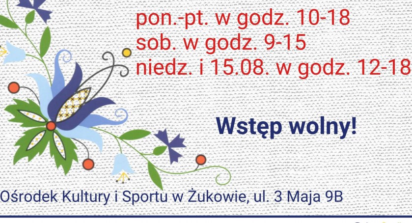 W Żukowie gościć będzie wystawa haftu kaszubskiego