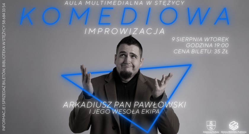 Stężyca. Rozrywkowy wieczór z komediową improwizacją