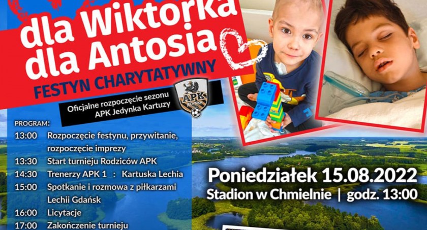 Chmielno. Festyn charytatywny dla Antosia i Wiktorka - Ty też możesz pomóc!
