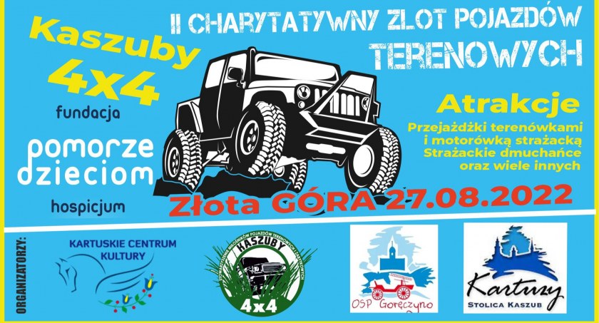 II Charytatywny Zlot Pojazdów Terenowych Kaszuby 4x4 - zapisy trwają!