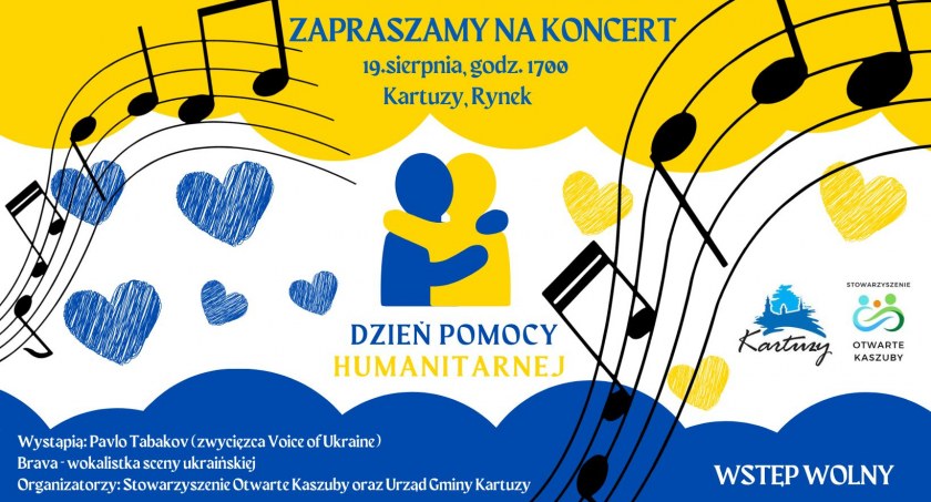 Kartuzy. Koncert z okazji Dnia Pomocy Humanitarnej 