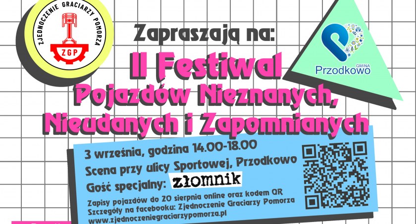 Przodkowo. II Festiwal Pojazdów Nieznanych, Nieudanych i Zapomnianych