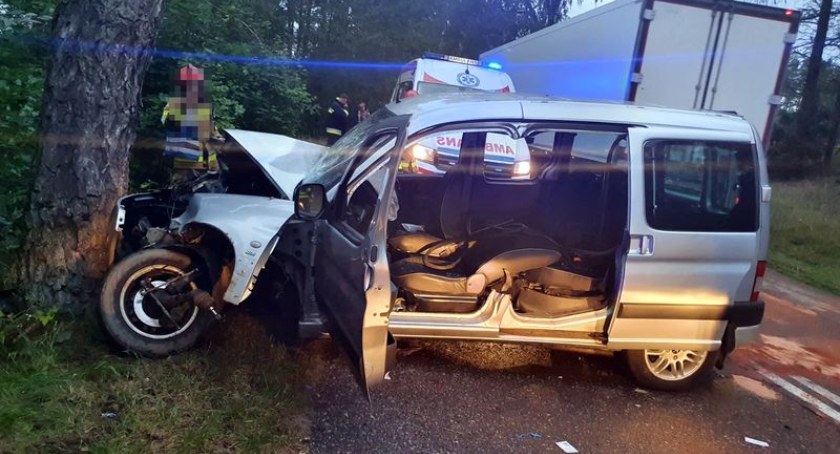 Finał mógł być tragiczny - sprawca wypadku był pijany