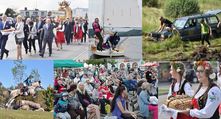 Weekend z dożynkami,festiwalem talentów, regatami, zlotem pojazdów terenowych  i muzyką świata