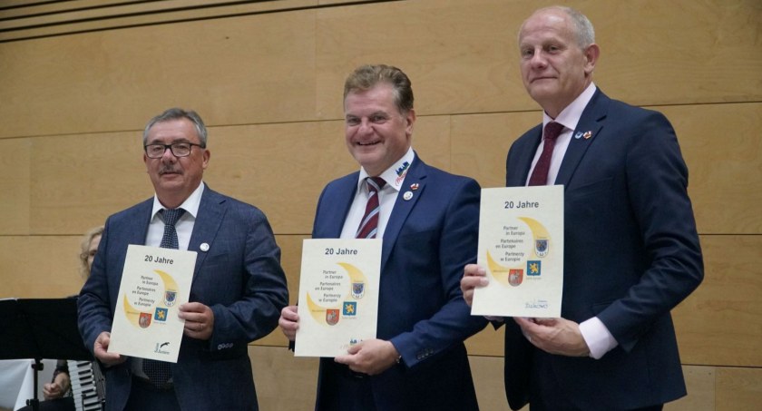 Żukowo, Wendelstein i Saint Junien świętują „20 lat plus 1” partnerstwa