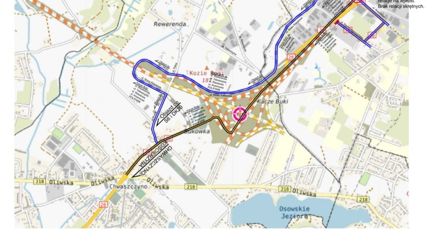 Uwaga kierowcy! Zmiana organizacji ruchu w związku z budową Trasy Kaszubskiej 