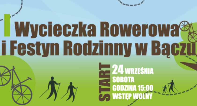 I Wycieczka Rowerowa i Festyn Rodzinny w Bączu