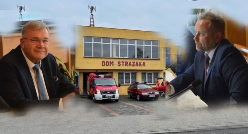 Budowa czy remont remizy w Dzierżążnie? Burmistrzowi jest wstyd za strażaków, szefowi rady za burmistrza 