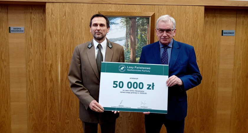 Nadleśnictwo dofinansuje remont drogi Borowy Las – Lemany 