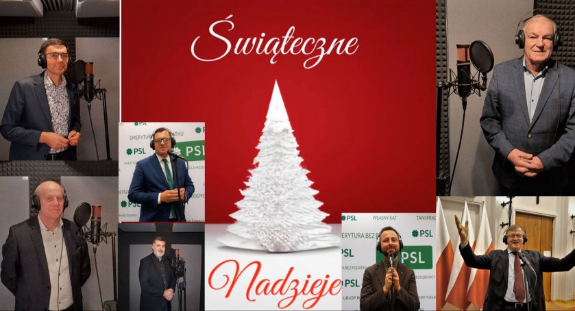 Politycy i samorządowcy w świątecznej piosence