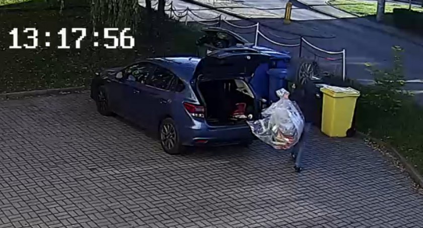 Kartuzy. Podrzucił śmieci do szkolnego śmietnika - wszystko zarejestrowały kamery 