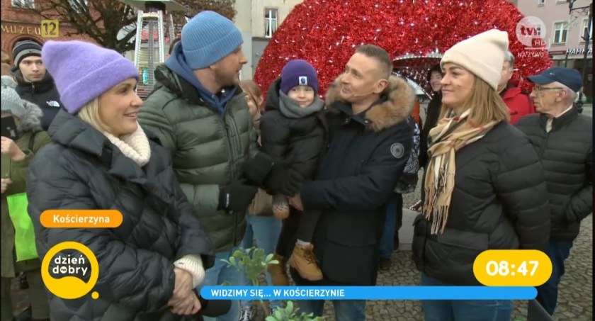 Dzień Dobry TVN z Kościerzyny - na Rynku Chajzer i Ohme rozmawiają z mieszkańcami