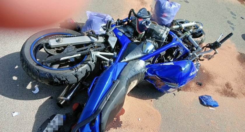 Wyczechowo. Motocyklista zderzył się z polo