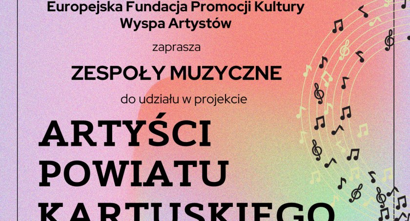 Trwa rekrutacja do programu Artyści Powiatu Kartuskiego