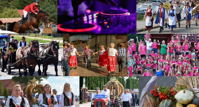 Weekend z dożynkami, turniejem sołectw, Różowym Świętem na Złotej Górze i zawodami jeździeckimi