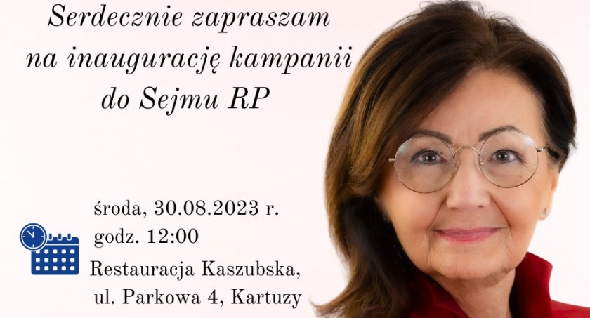Kartuzy. Inauguracja kampanii wyborczej KO do Sejmu