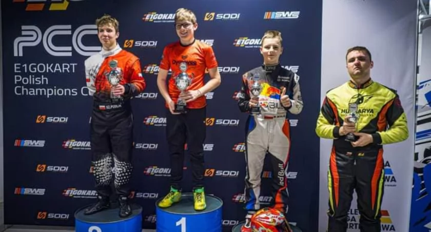 13-letni Franek Dobke zwycięzcą E1GOKART Polish Champions Cup 2023 Junior U-18!