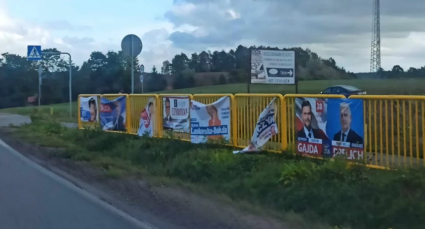 Nielegalna plakatomania wyborcza przy drogach? 
