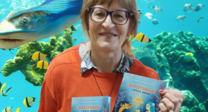 Małgorzata Mosakowska - nauczycielka SP Banino z nową baśnią