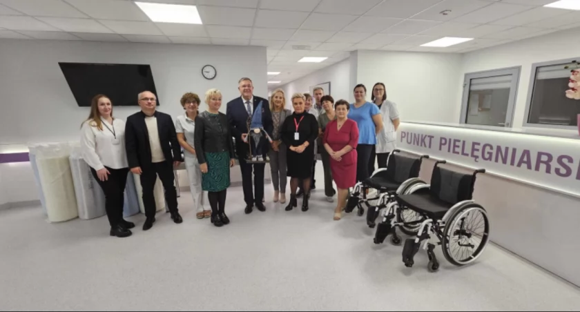 Goście z Duderstadt przybyli z darami do szpitala w Dzierżążnie