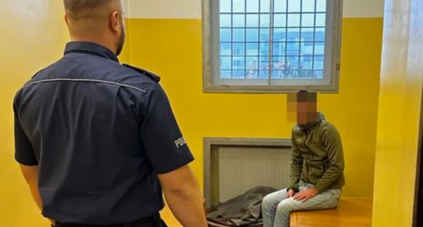 Włamał się do domku, wypił alkohol i zasnął