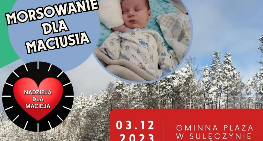 Sulęczyno. W niedzielę morsowanie dla Maciusia!