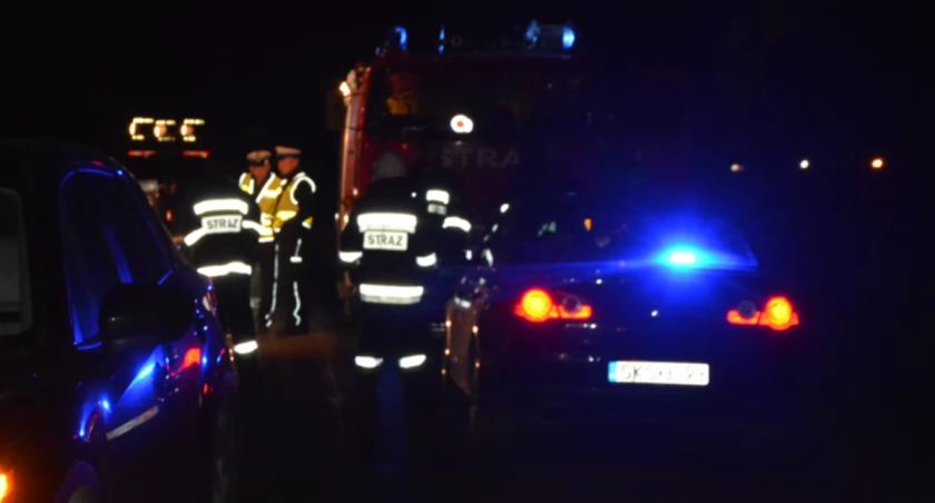 Klukowa Huta. Zderzenie mitsubishi z volkswagenem 