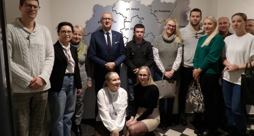 Geodeci na spotkaniu w Wydziale Geodezji 