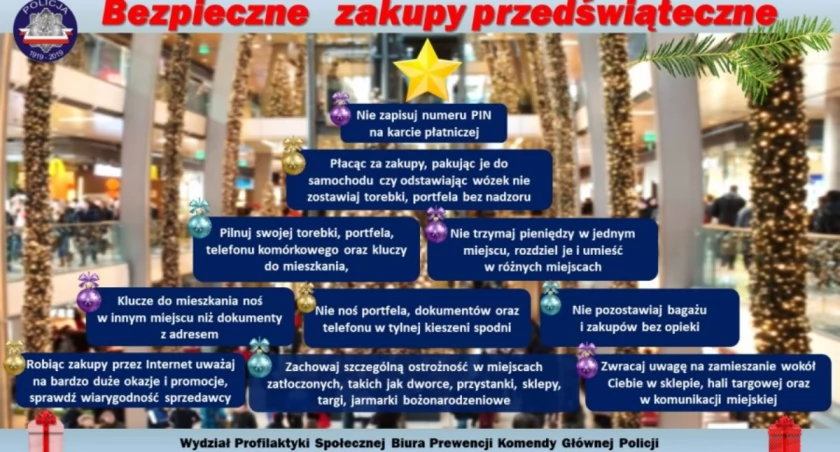Trwa świąteczny szał zakupów - uważajcie na złodziei i oszustów