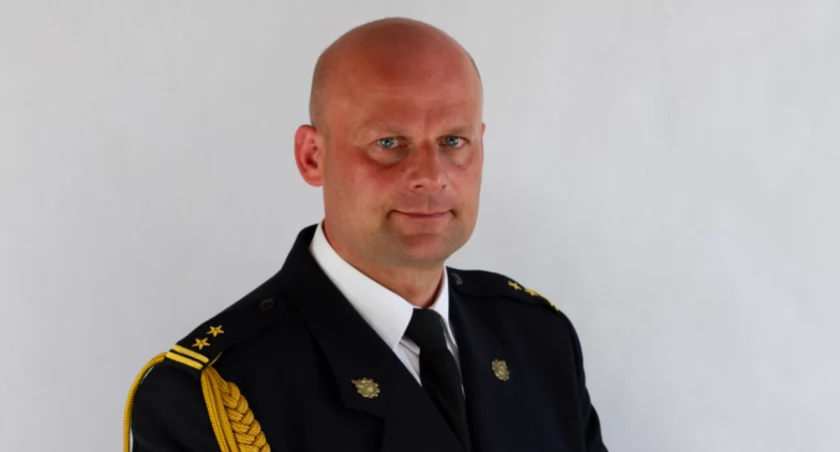 Leszek Formela p.o. Komendanta Powiatowego PSP w Lęborku