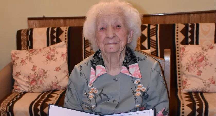 Marta Zaworska - najstarsza mieszkanka gm. Sierakowice świętuję 103. urodziny!