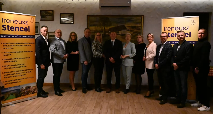 Stężyca. Ireneusz Stencel zaprezentował swoją drużynę. Kampanię utrudnia im wójt? 